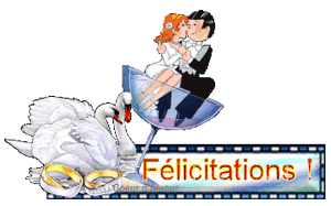 Gif animé félicitations amour